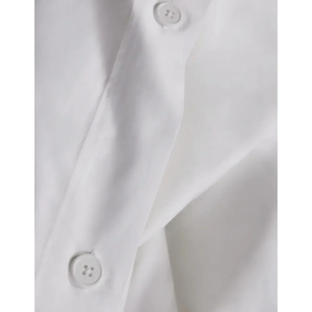 Quince Organic Cotton Percale Duvet Cover White Full/Queen 88x92 NWT